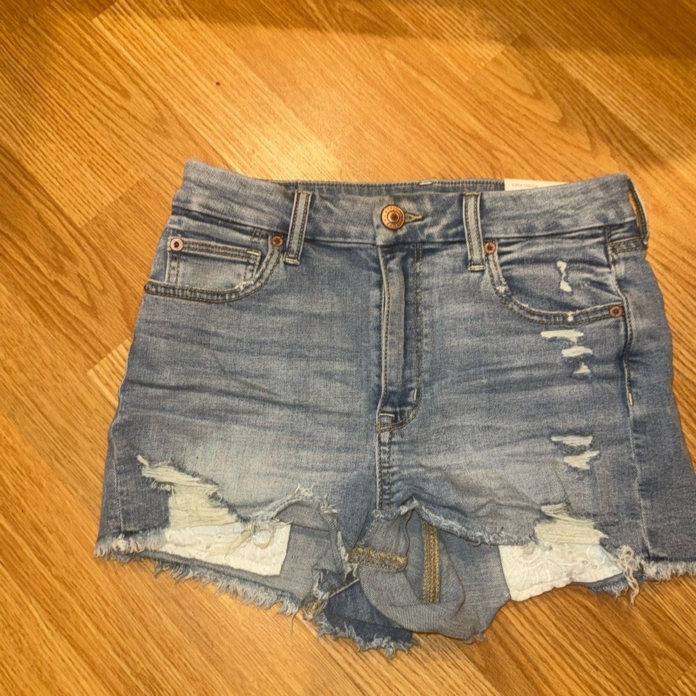 American Eagle Super Stretch Distressed Denim Women Shorts